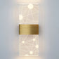 Modern Minimalist Rechteck Feder Himmel Acryl Aluminium LED Wand Sconces Lampe Für Wohnzimmer