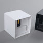 Moderne Minimalistische Wasserdichte Würfel Oben Unten Aluminium Glas Induktions-LED-Wandleuchte Lampen Für Schlafzimmer