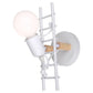Frendorf | LumiStep Kreatives Leiter-Wandlicht | Moderne Wandlampe mit Humanoid-Design | LED | Dekorative Beleuchtung für Wohnzimmer