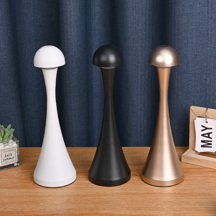 Zeitgenössische kreative USB-Eisen-Pilz-Acry LED-Tischlampe für das Wohnzimmer