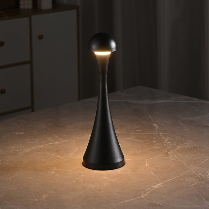 Zeitgenössische kreative USB-Eisen-Pilz-Acry LED-Tischlampe für das Wohnzimmer