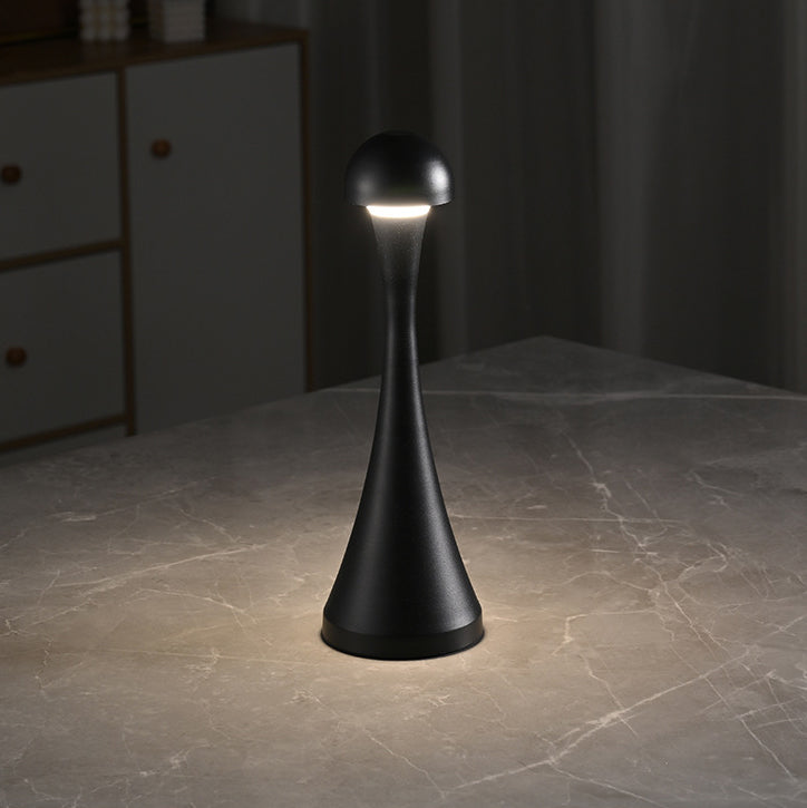 Zeitgenössische kreative USB-Eisen-Pilz-Acry LED-Tischlampe für das Wohnzimmer