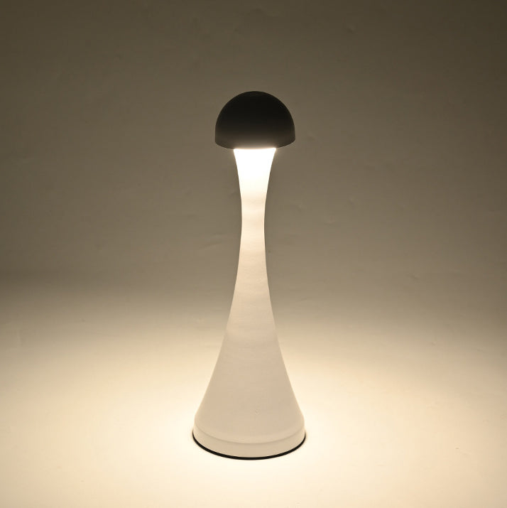 Zeitgenössische kreative USB-Eisen-Pilz-Acry LED-Tischlampe für das Wohnzimmer