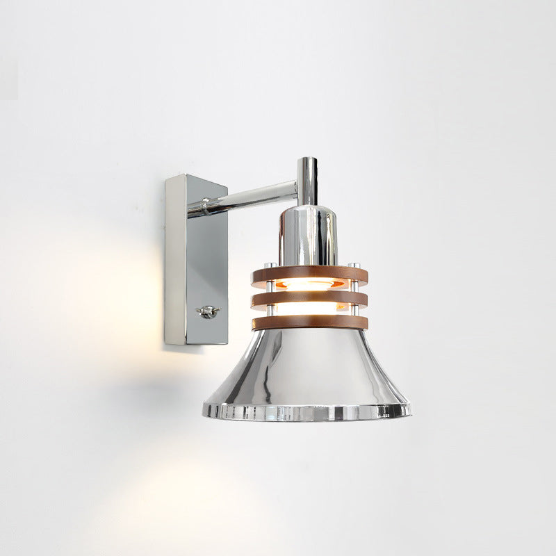 Zeitgenössische Nordische Eisenhörner Schüssel Zylinder Disc 1-Licht Wand Sconces Lampe Für Schlafzimmer