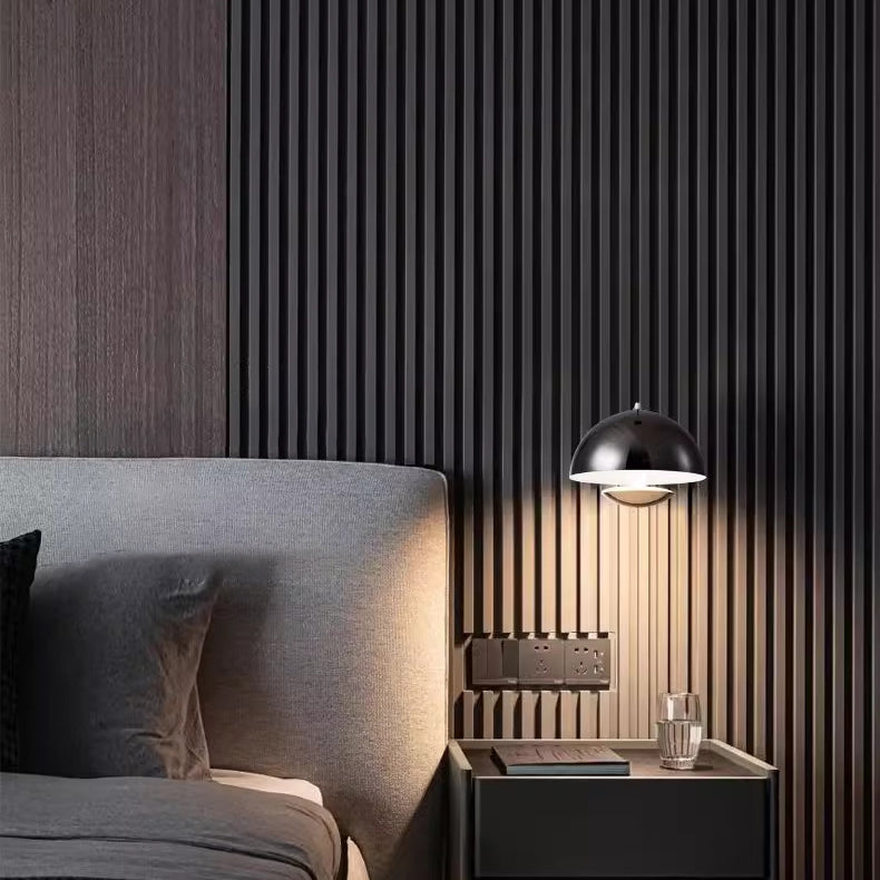 Luxus Handgesteuerte Halbkreisige Eisen Aluminium LED Pendelleuchte Für Schlafzimmer