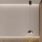 Luxus Handgesteuerte Halbkreisige Eisen Aluminium LED Pendelleuchte Für Schlafzimmer