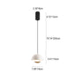 Luxus Handgesteuerte Halbkreisige Eisen Aluminium LED Pendelleuchte Für Schlafzimmer