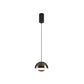 Luxus Handgesteuerte Halbkreisige Eisen Aluminium LED Pendelleuchte Für Schlafzimmer