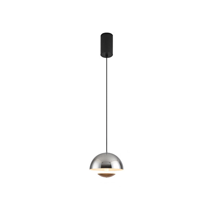 Luxus Handgesteuerte Halbkreisige Eisen Aluminium LED Pendelleuchte Für Schlafzimmer
