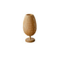 Frendorf | Bamboro Japanisches Design Tischlampe | Handgefertigte Bambus-Weberei | Holz & Metall | Schlafzimmerbeleuchtung