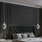 Luxus Diamant Würfel Kristall Eisen LED Pendelleuchte Für Schlafzimmer