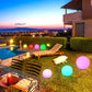 Frendorf | EcoLuxe Aura Sphere | Solar LED Gartenbeleuchtung | RGB Farbwechsel | Wetterfest | Außen Deko Licht