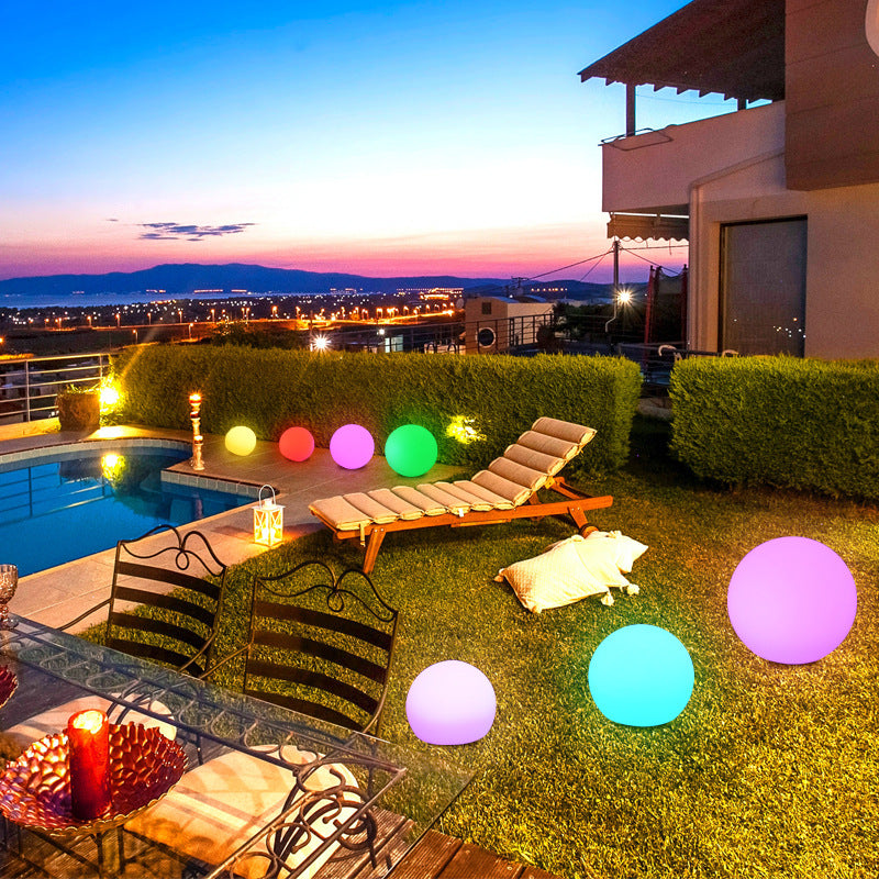Frendorf | EcoLuxe Aura Sphere | Solar LED Gartenbeleuchtung | RGB Farbwechsel | Wetterfest | Außen Deko Licht