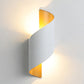 Moderne Minimalistische Wasserdichte Spiral Aluminium Acryl LED Wandleuchte für Schlafzimmer