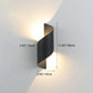 Moderne Minimalistische Wasserdichte Spiral Aluminium Acryl LED Wandleuchte für Schlafzimmer