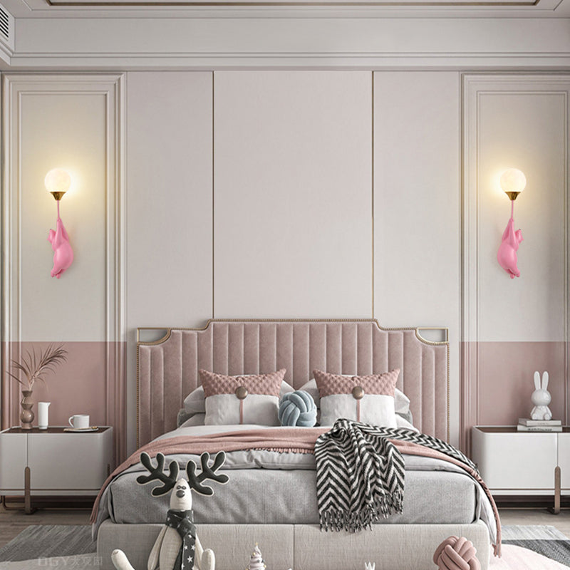 Frendorf | BrightBear Kinder Wandleuchte | Skandinavisches Design | Harz & PVC | 1 Licht | Perfekt fürs Kinderzimmer