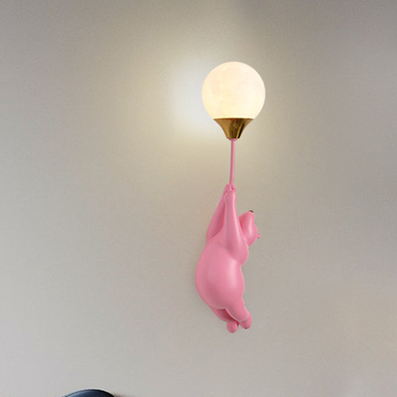 Frendorf | BrightBear Kinder Wandleuchte | Skandinavisches Design | Harz & PVC | 1 Licht | Perfekt fürs Kinderzimmer