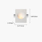 Frendorf | Plastrova Wandlampe | Minimalistisches Design | Eingebaute Gipsleuchte | Runde Wandleuchte