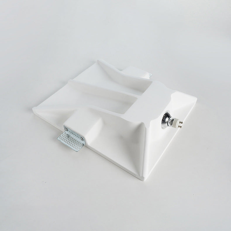 Frendorf | Plastrova Wandlampe | Minimalistisches Design | Eingebaute Gipsleuchte | Runde Wandleuchte