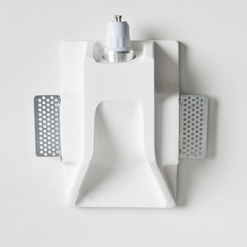 Frendorf | Plastrova Wandlampe | Minimalistisches Design | Eingebaute Gipsleuchte | Runde Wandleuchte