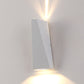 Moderner minimalistischer Aluminium Up- und Down beleuchteter LED Wandleuchtenlampe für den Außenbereich Patio