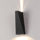 Moderner minimalistischer Aluminium Up- und Down beleuchteter LED Wandleuchtenlampe für den Außenbereich Patio