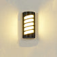 Zeitgenössische industrielle Aluminium-Acryl-LED wasserdichte Außenwandlampe für den Garten
