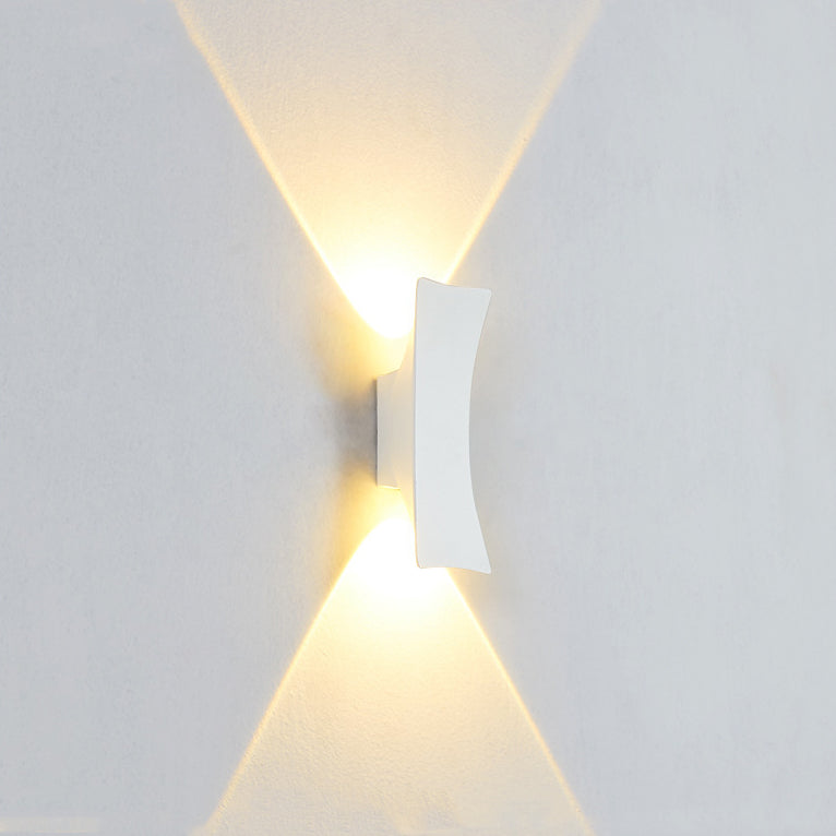 Frendorf | ArcBright LED Wandleuchte | Aluminium | Up & Down Beleuchtung | Wasserdicht | Modernes Design für Außenbereiche