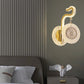 Zeitgenössische Luxus Gebogene Kristall Acryl LED Wandlampe Für Wohnzimmer