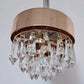 Zeitgenössische Luxus Gebogene Kristall Acryl LED Wandlampe Für Wohnzimmer