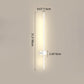Moderner minimalistischer Aluminium geometrischer gerade Linie LED Wand sconce Lampe für Wohnzimmer