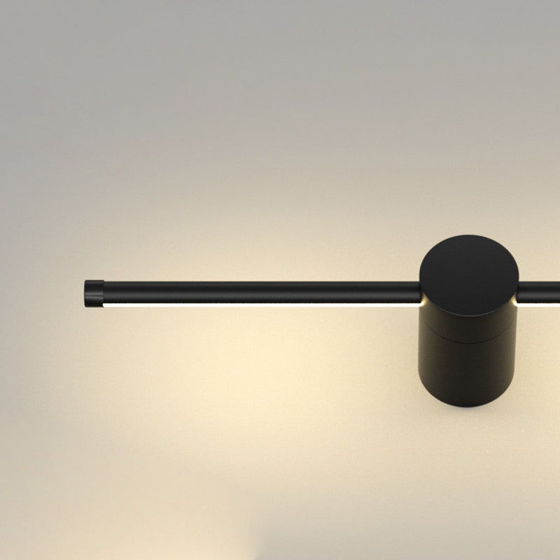 Moderner minimalistischer Aluminium geometrischer gerade Linie LED Wand sconce Lampe für Wohnzimmer