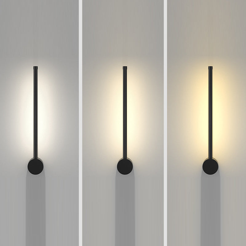 Moderner minimalistischer Aluminium geometrischer gerade Linie LED Wand sconce Lampe für Wohnzimmer