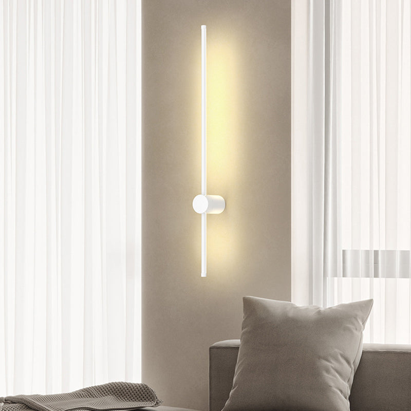 Moderner minimalistischer Aluminium geometrischer gerade Linie LED Wand sconce Lampe für Wohnzimmer