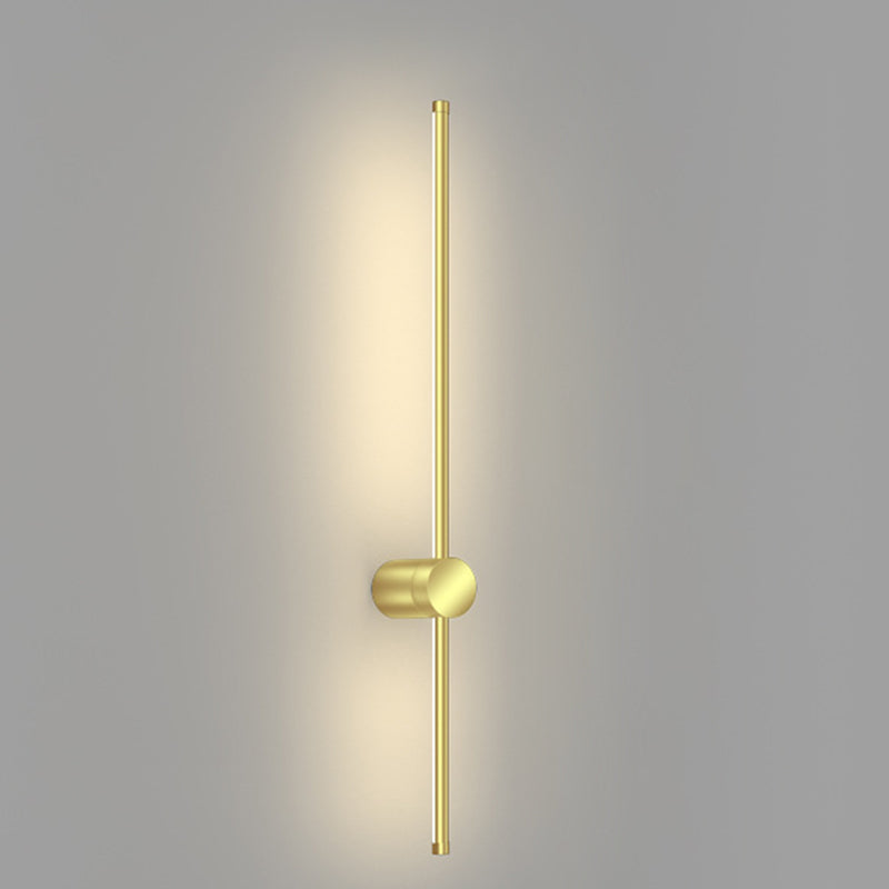 Moderner minimalistischer Aluminium geometrischer gerade Linie LED Wand sconce Lampe für Wohnzimmer