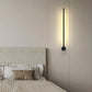 Moderner minimalistischer Aluminium geometrischer gerade Linie LED Wand sconce Lampe für Wohnzimmer