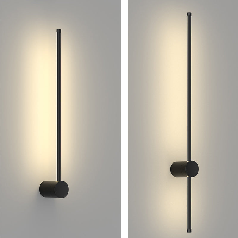 Moderner minimalistischer Aluminium geometrischer gerade Linie LED Wand sconce Lampe für Wohnzimmer