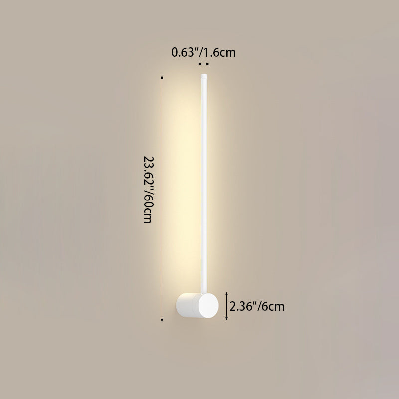 Moderner minimalistischer Aluminium geometrischer gerade Linie LED Wand sconce Lampe für Wohnzimmer