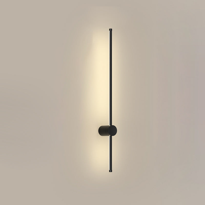 Moderner minimalistischer Aluminium geometrischer gerade Linie LED Wand sconce Lampe für Wohnzimmer