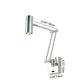 Zeitgenössische Schlichtheit Zylinder Eisen Aluminium verstellbare Arm LED Wandleuchte Lampe für das Wohnzimmer