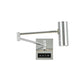 Zeitgenössische Schlichtheit Zylinder Eisen Aluminium verstellbare Arm LED Wandleuchte Lampe für das Wohnzimmer