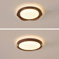 Schlichtheit Eisen Acryl Rund LED Deckenleuchte für Schlafzimmer