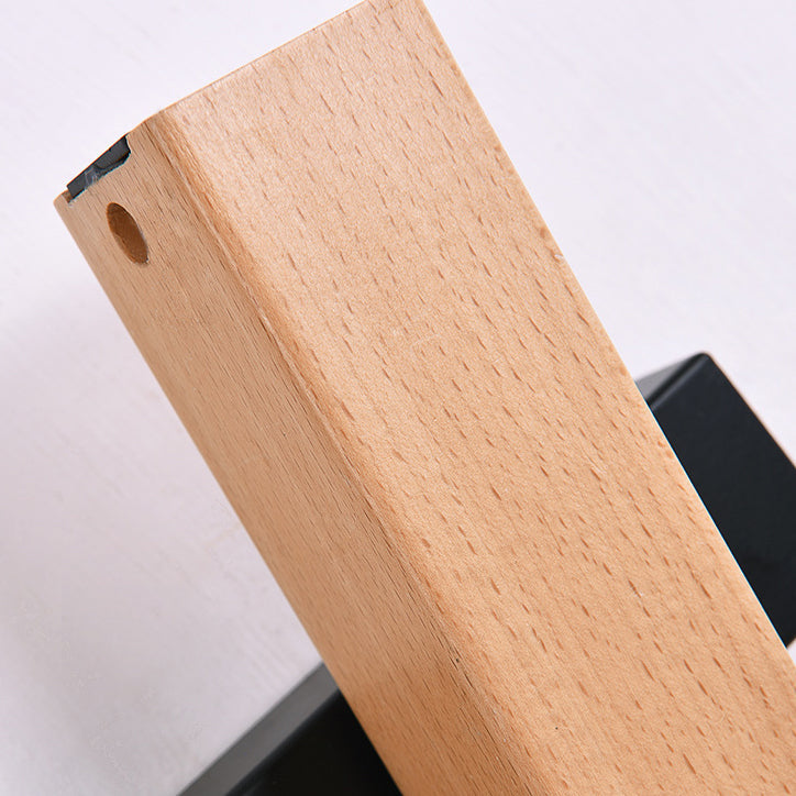 Moderne Minimalistische Holzmaserung Aluminium Lange Streifen LED Drehwandlampe Leselampe Für Schlafzimmer