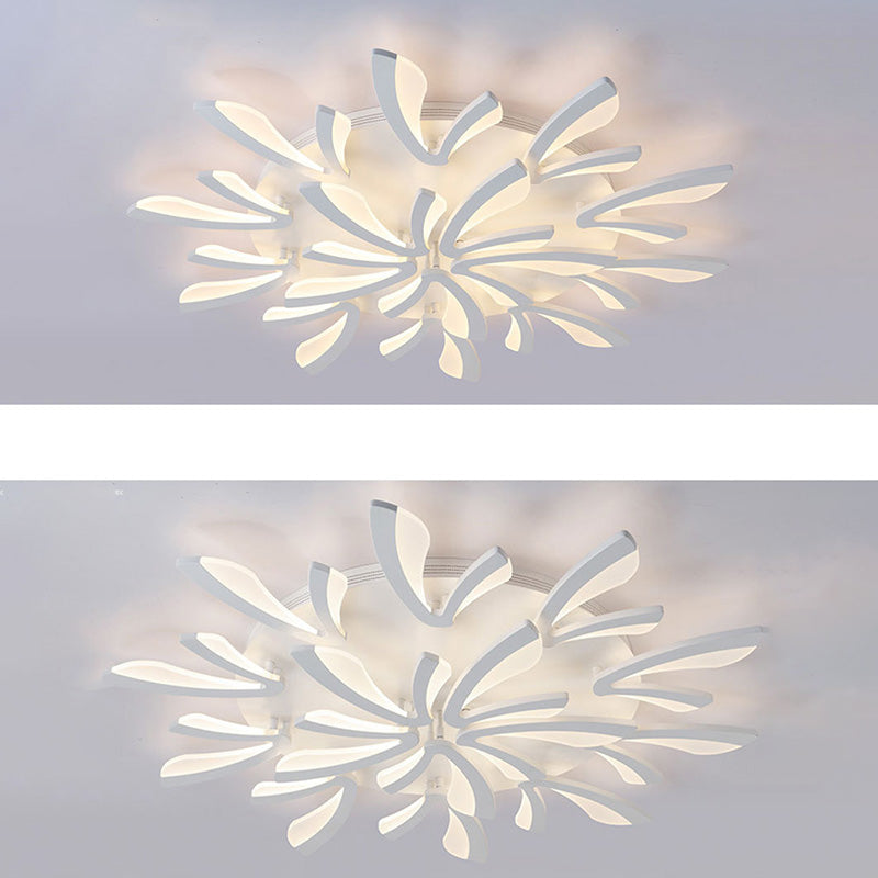 Frendorf | DandiLux LED Deckenleuchte | Skandinavisches Design | Löwenzahn-Dome | Dimmbares Licht | Perfekt für Schlafzimmer