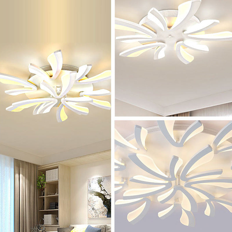 Frendorf | DandiLux LED Deckenleuchte | Skandinavisches Design | Löwenzahn-Dome | Dimmbares Licht | Perfekt für Schlafzimmer
