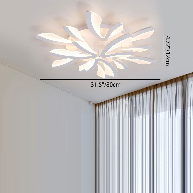 Frendorf | DandiLux LED Deckenleuchte | Skandinavisches Design | Löwenzahn-Dome | Dimmbares Licht | Perfekt für Schlafzimmer