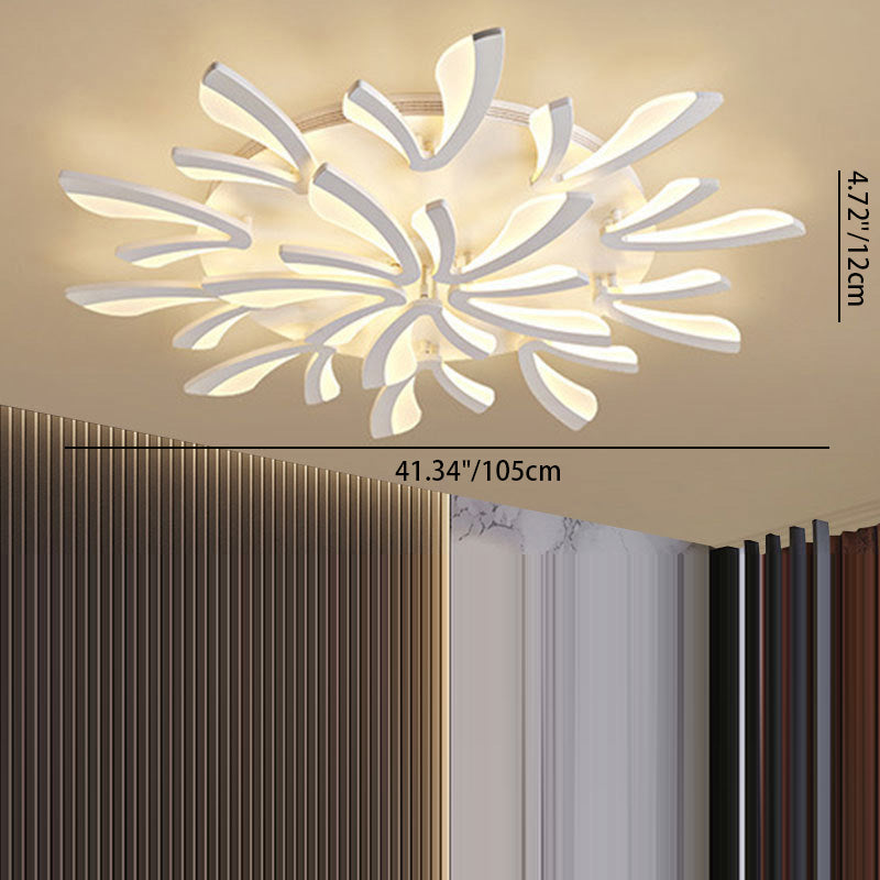Frendorf | DandiLux LED Deckenleuchte | Skandinavisches Design | Löwenzahn-Dome | Dimmbares Licht | Perfekt für Schlafzimmer