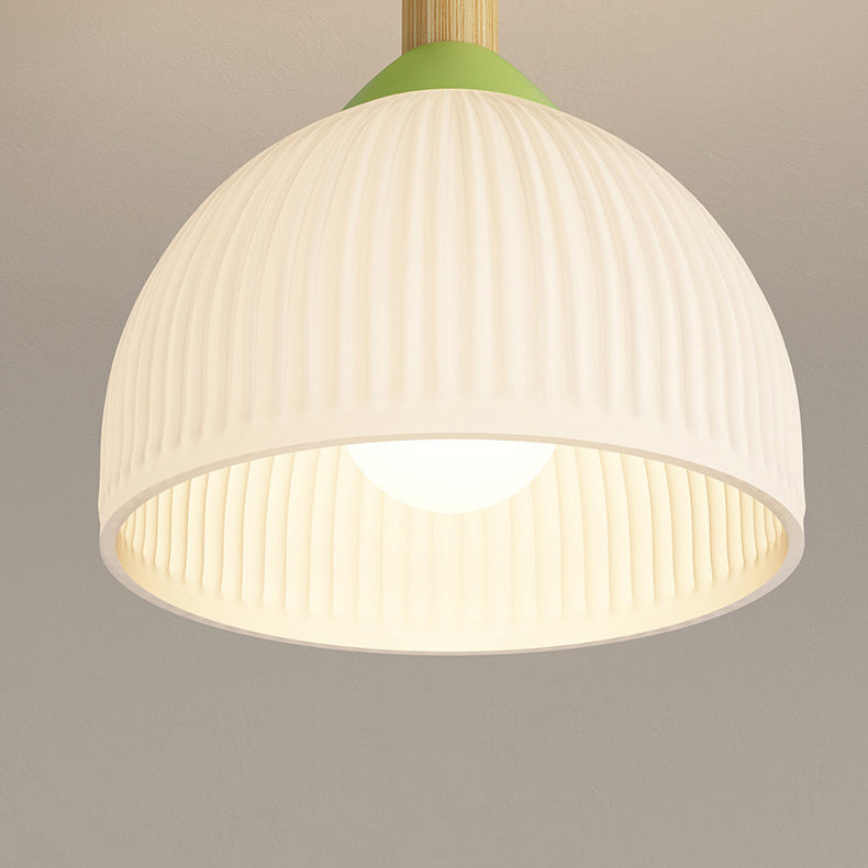 Zeitgenössische skandinavische Creme Blumen Runde Oval Eisen Glas 1-Licht Semi-Flush Mount Deckenleuchte für Schlafzimmer