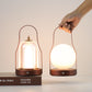 Zeitgenössische kreative Zylinder runde Ball Bergform runder Basis Eisen Acryl LED Tischlampe für Schlafzimmer