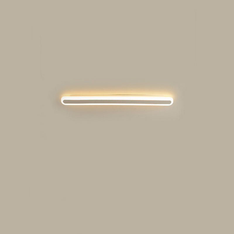 Moderne Minimalistische Lineare Eisen Acryl LED Wandleuchte Lampe Für Schlafzimmer